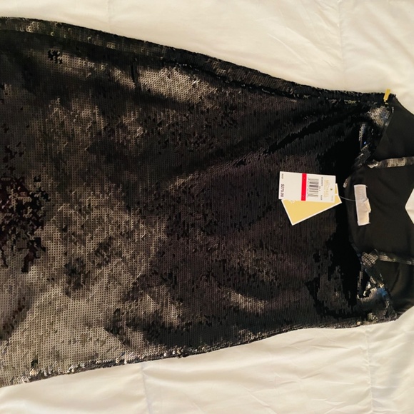 NWT Michael Kors black sequin cocktail dress - Picture 5 of 7